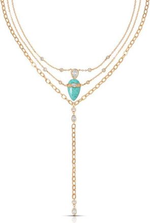 Ettika Reconstituted Turquoise Solstice Layered Necklace at Nordstrom