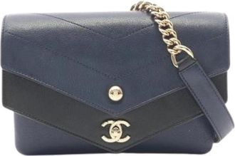 Chanel Borsa Pre-owned Vintage Cross Body - - Pre-owned - Donna - Blu - ONE SIZE