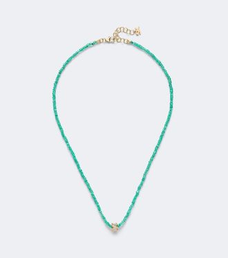 Suzanne Kalan Collana Infinite in oro 18kt con smeraldi e diamanti