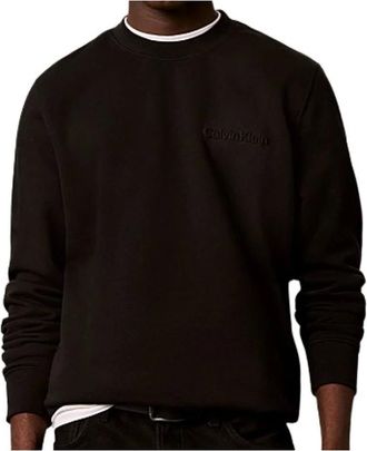 Calvin Klein Hombre, Sudaderas, Negro, Talla: L