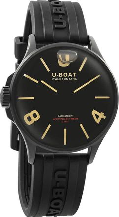 U-Boat Lefty Capsoil Darkmoon Quartz Black Dial Unisex Watch 9019