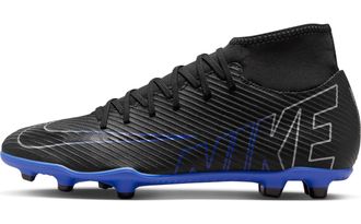 Nike Nike Mens Zoom Superfly 9 Football Shoe, Black/Chrome-Hyper Royal, 8 UK