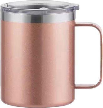 OEM Taza De Caf&eacute; Port&aacute;til De Acero Inoxidable De Primera Calidad - Termo - Taza De T&eacute; - 350 Ml - Rosa