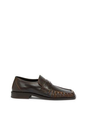 Diesel D-Amber - Penny loafers in leather - Moccasins and Mules - Man - Brown