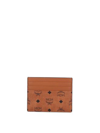 MCM Card holder with money clip detail