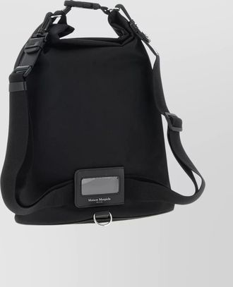 Maison Margiela technical roll top backpack