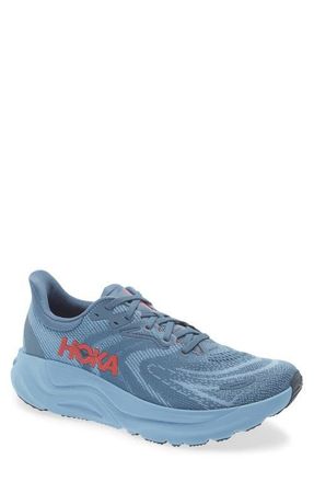 Hoka One One Arahi 8 Stability Running Shoe in Thunder Cloud /Vermillion at Nordstrom, Size 14