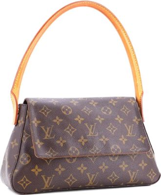 Louis Vuitton Looping Handbag Monogram Canvas Mini satchel - Bruin