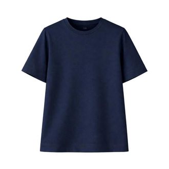 Gran Sasso Dames, Tops, Blauw, Maat: L Katoen