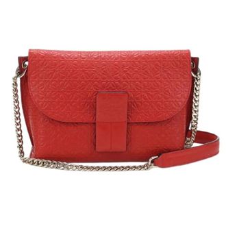 Loewe Pre-owned Cross Body Bags, female, Red, Size: ONE SIZE Pre-owned Shoulder Bag
