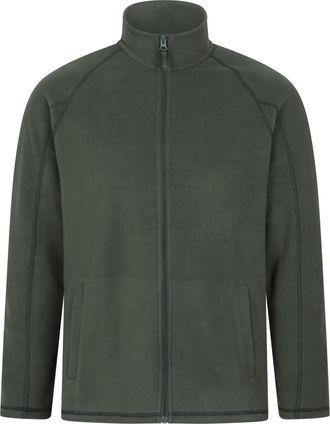 Mountain Warehouse Ashbourne Mens Full Zip Fleece - Warm & Lightweight Sweathsirt witrh Pockets - Spring, Walking, Hiking & Outdoors Khaki XL