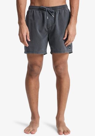 Quiksilver Badeshorts QUIKSILVER EVERYDAY SURFWASH VOLLEY 15, Herren, Gr. XXL, N-Gr, schwarz, Obermaterial: 100% Polyester, Badehosen Badeshorts, sportliche Schn