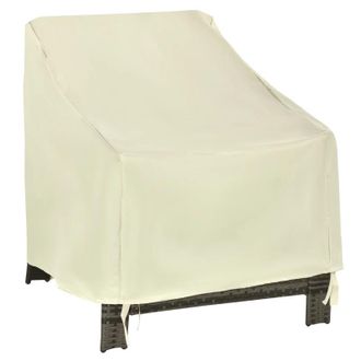 OUTSUNNY Single Waterproof Furniture Chair Cover - Beige | TJ Hughes