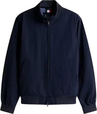 Tommy Hilfiger Lichtgewicht Bomberjack - Heren - Zomerjassen - Blauw - M - Polyester - Jassen