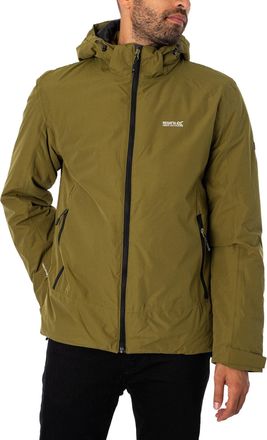 Regatta Mens Frelton Insulated Waterproof Jacket - Nephrite Green/Black - 3XL