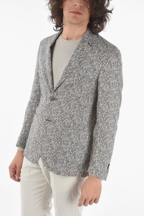 Corneliani ID giacca a 2 bottoni IDENTITY in lino due spacchi revers classico Corneliani