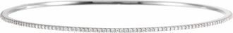 Diamond2Deal 14k Gold 1 CTW Lab-Grown Diamond Stackable Bangle Bracelet 8
