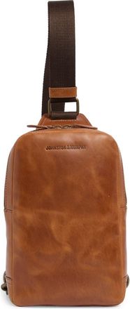 Johnston & Murphy Hunter Glazed Sling Bag in Tan at Nordstrom Rack