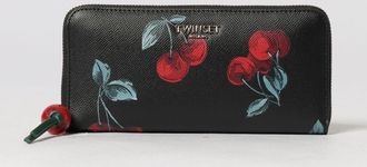 Twinset Portafoglio in poliuretano stampa cherries