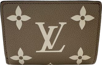 Louis Vuitton Monogram Empreinte Tourterelle Monogram Empreinte Wallet (Bi-Fold) (Pre-Owned)