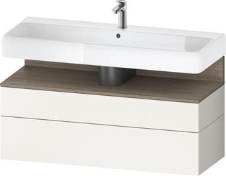 Duravit Qatego Mueble Bajo Lavabo, 1 Extra&iacute;ble Y 1 Caj&oacute;n, - Duravit