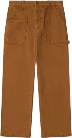 Isabel Marant Broeken, Heren, Bruin, 3Xs, Katoen, Rechte broek