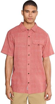 Royal Robbins Hempline Spaced Short Sleeve Mens Clothing Dusty Cedar : 2XL, Cotton/Hemp/Polyester