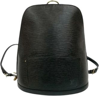 Louis Vuitton Pre-owned Backpacks, male, Black, Size: ONE SIZE Pre-owned Leather backpacks