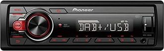 Pioneer Authentic Jeans Mvh-130daban Receptor Multimedia Para Coche Negro, Rojo 200 W