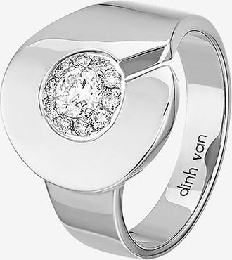 Dinh Van Ring aus Weissgold und Diamanten Menottes R15
