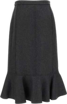 Plan C Plan C, Rokken, Dames, Grijs, S, Midi Skirts