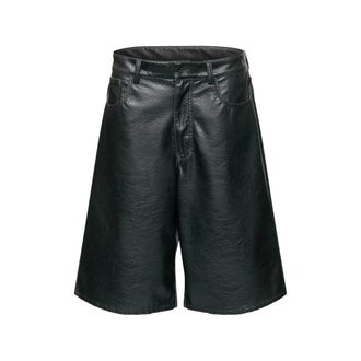 Maison Margiela Faux-leather Knee-length Shorts