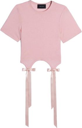 Simone Rocha Bow-detail Cutout T-shirt