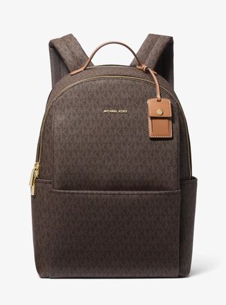 Michael Kors Sable Large Signature Logo Backpack