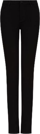 A|X Armani Exchange Womens J24 Super Skinny High Rise Ultra Stretch Cotton Denim Jeans Jeans, Black Denim