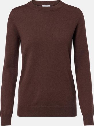 Brunello Cucinelli Jersey de cachemir con cuentas Monili