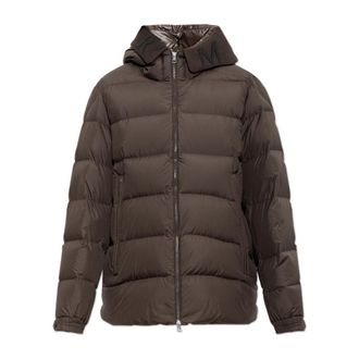 Moncler Orvelle Down Jacket - Heren - Gewatteerde jassen - Bruin - M - Polyester - Jassen