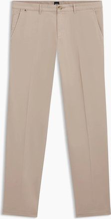 HUGO BOSS Mens Crigan3 Solid Patterned Straight Chinos - Cream - Size: 28/32