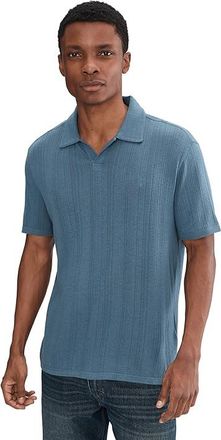 John Varvatos Leonardo Polo K7267s26 Mens T Shirt Oiled Blue : 2XL, Cotton/Elastane