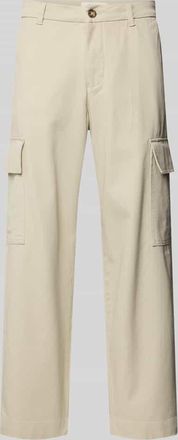 Selected Loose Fit Cargohose aus Bio-Baumwoll-Mix Modell 220-LOOSE MILES COMFORT in Kitt, Gr&ouml;&szlig;e 29/32