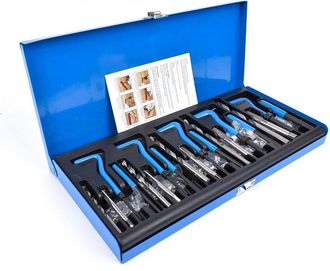 OEM Kit De Reparaci&oacute;n De Roscas De 131 Piezas M5 M6 M8 M10 M12 Rosca Azul