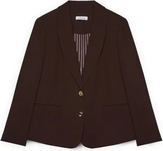 Fiorella Rubino Jassen, Dames, Bruin, 6Xl, Blazers