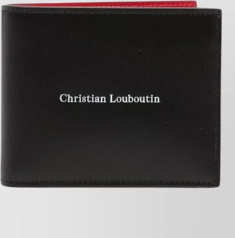 Christian Louboutin calf leather canopy bi-fold wallet