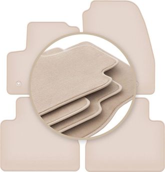 OEM Alfombrillas Beige Premium Para Ford C-max Mk2 Monovolumen 2015-2019