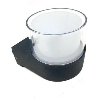Trade Shop Trade Shop Traesio - Trade Shop - Applique Led Modern For External To Parete Nero 7w Luce 6500k 3000k 4000k Es57
