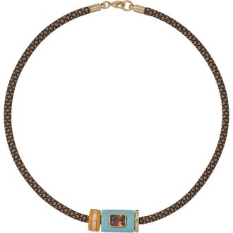 Roxanne Assoulin The Cylinder Cord Necklace in Cloud at Nordstrom