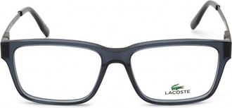 Lacoste L2867 Rectangle Full Rim Eyeglasses - Blue