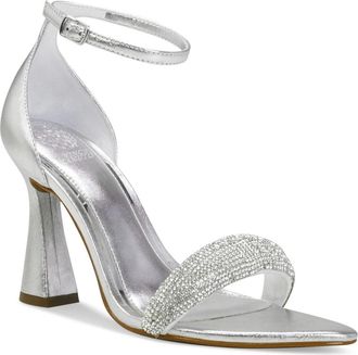 Vince Camuto Mens Vince Camuto Aylen Sandals Silver Nappa Leather Ankle Strap HAWK2573
