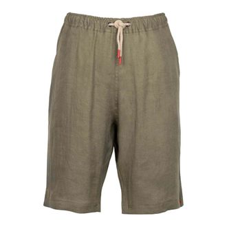 Kiton Shorts - male - Kiton - Casual Shorts - Green - 2XL - Shorts