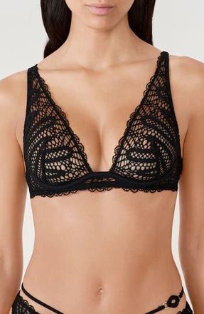 Etam Virtuose N&deg;7 Classique Underwire Triangle Bra in Black at Nordstrom Rack, Size 32C